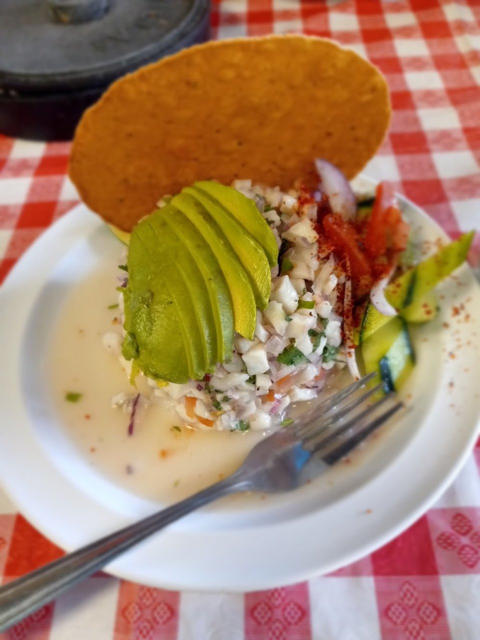 Tostada De Cevice