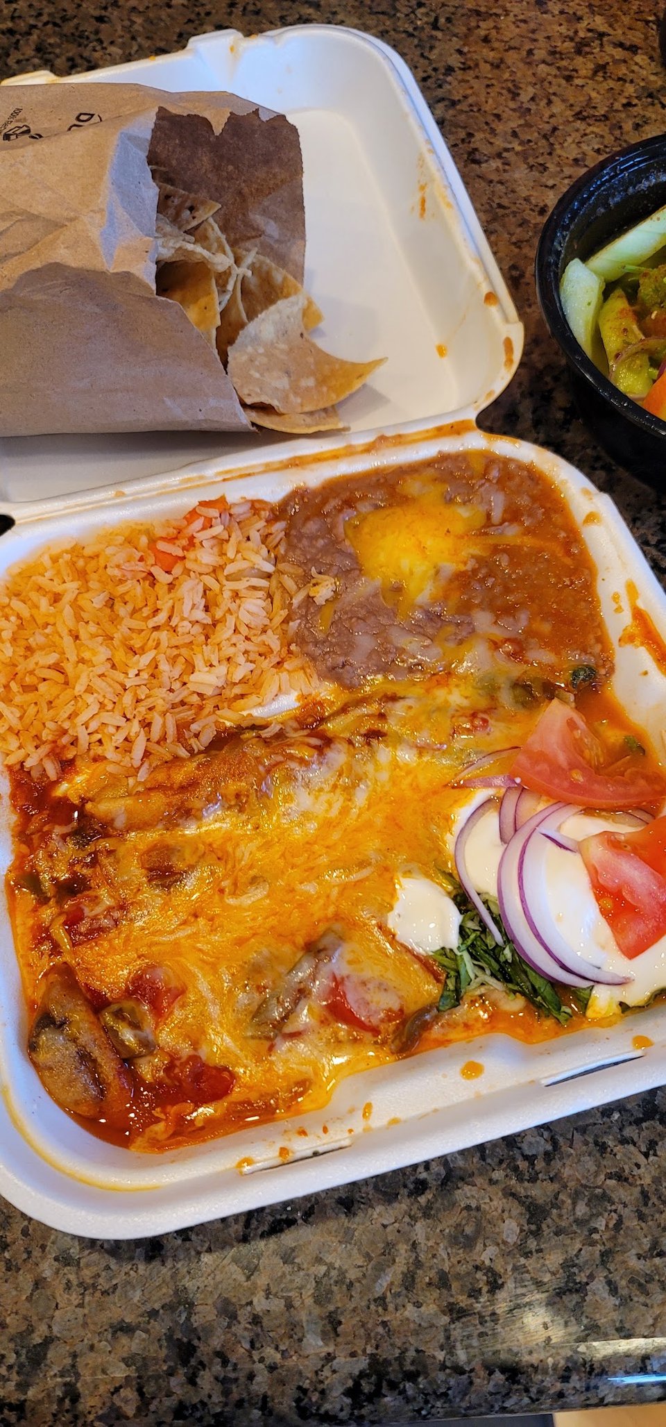 Beef Taco & Enchilada